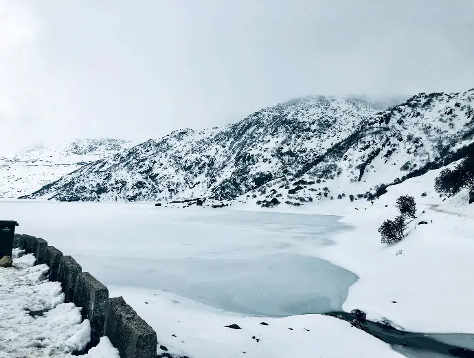 snow covered mountain